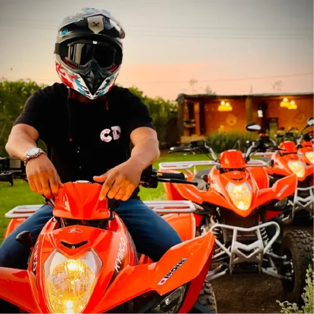 quad biking activity over Marrakech desert with ZAYD Activities